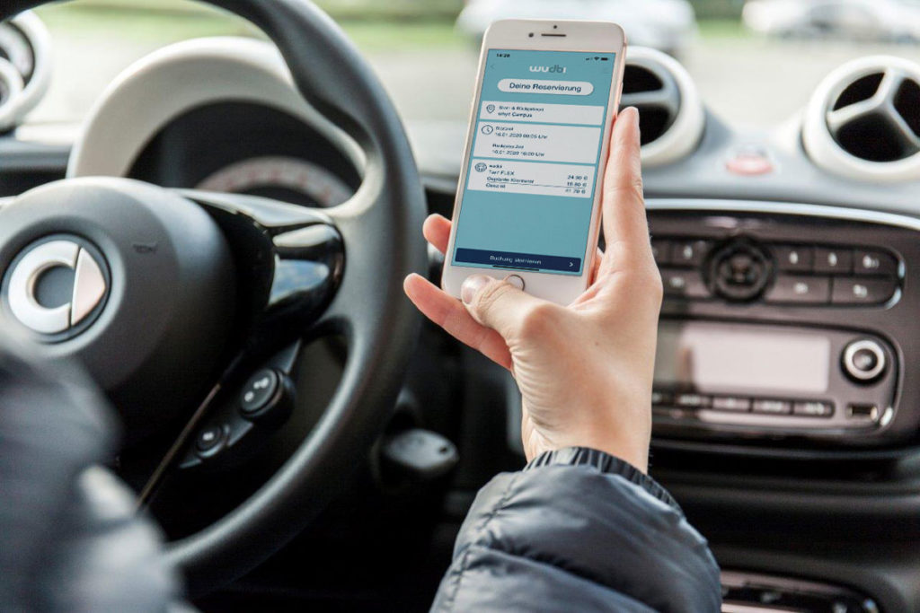 Digitales Carsharing