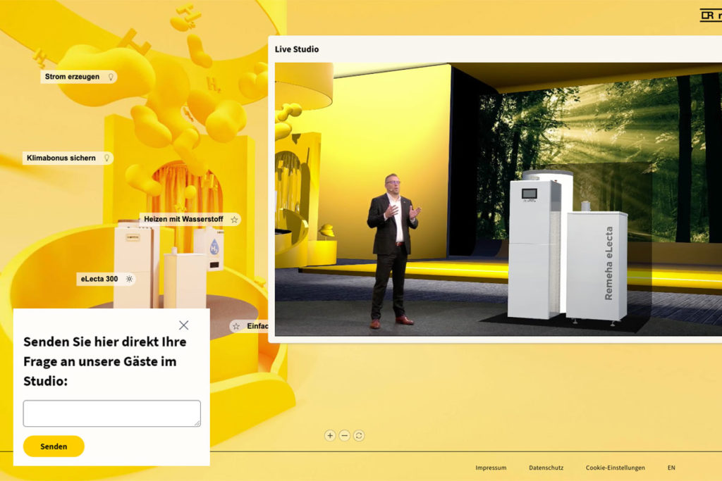 Digitale Messe - Remeha aus Emsdetten auf der ISH